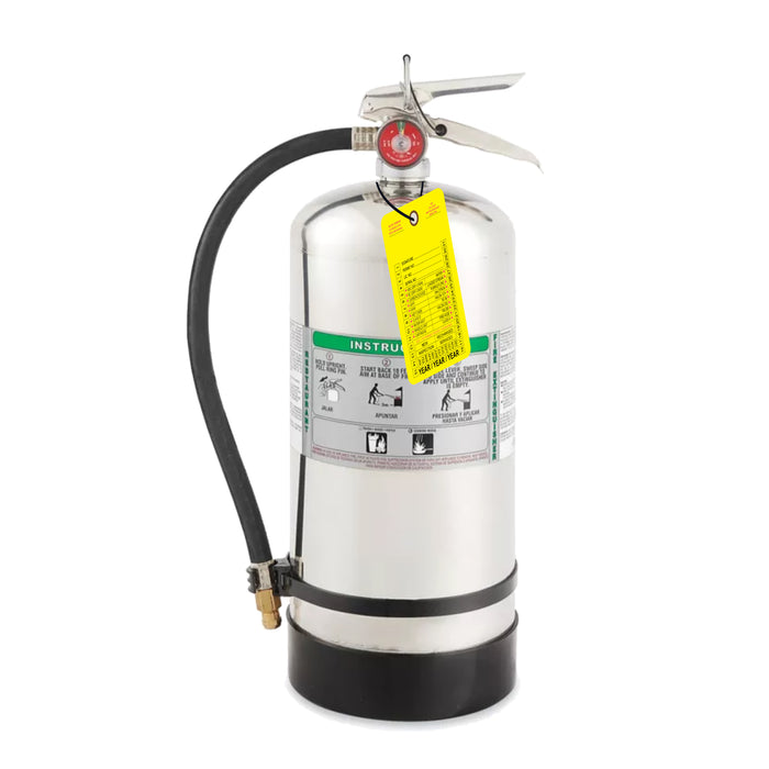 Class K Fire Extinguisher with Tag and Wall Bracket