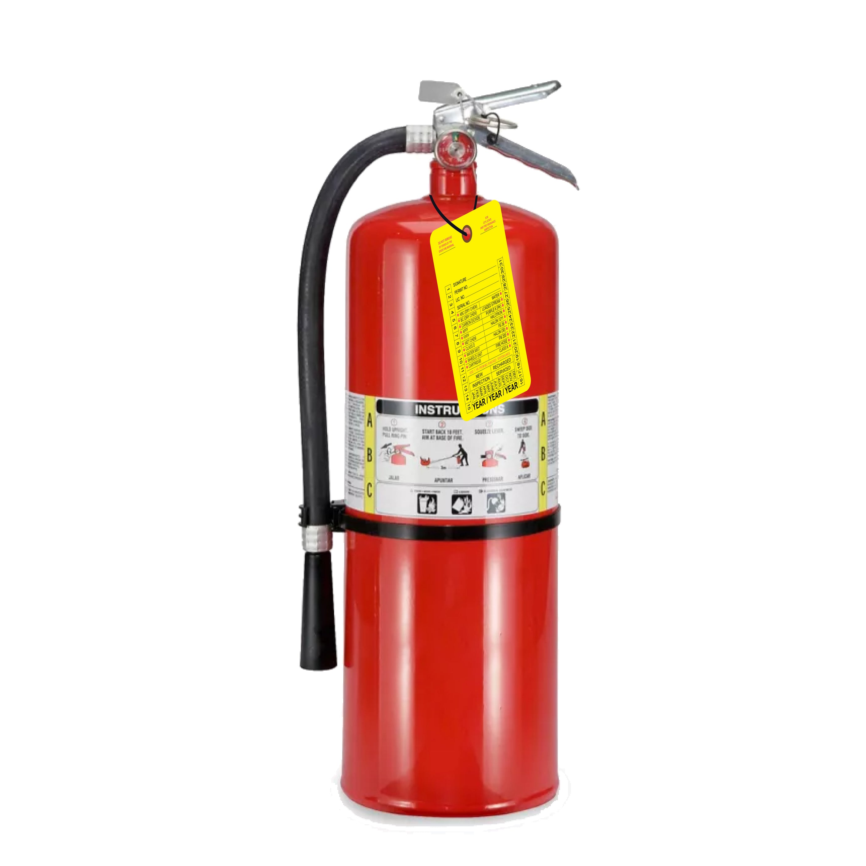 20LB ABC Fire Extinguisher with Tag and Wall Bracket — Ultra Fire ...